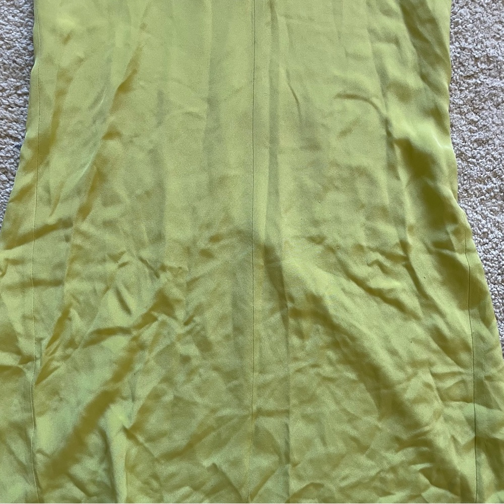Auteur silk Zippora dress green open back size s - Picture 11 of 15